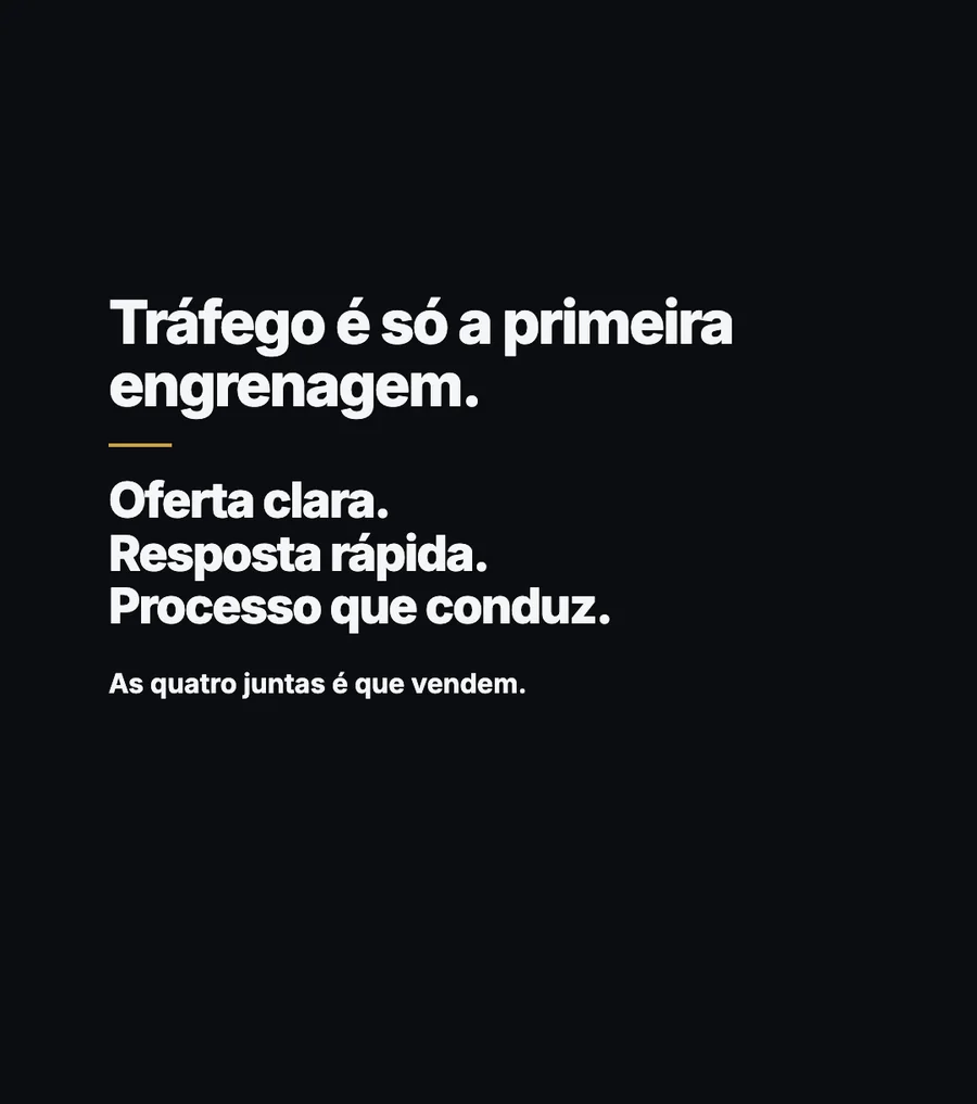 Carrossel sobre tráfego pago — slide 7